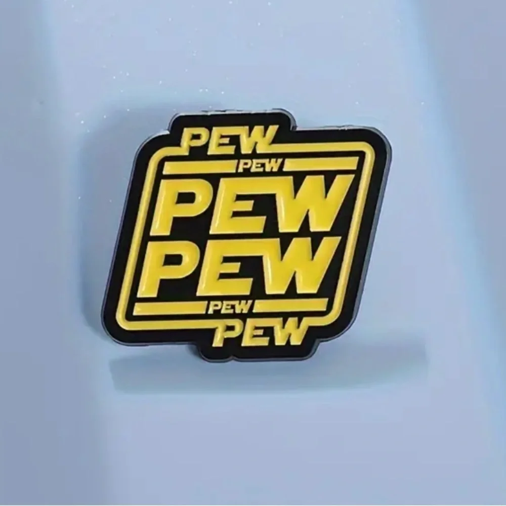 3/$25 Retro Star Wars Style Unisex Pin “Pew Pew Pew…”